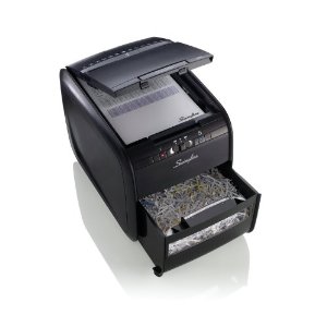 Stack-and-Shred 60X Hands Free Shredder, Cross-Cut, 60 Sheets, 1 User (1757572)