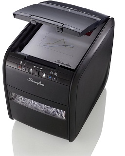 1757574 Stack-and-Shred 80X Cross-Cut Hands Free Shredder