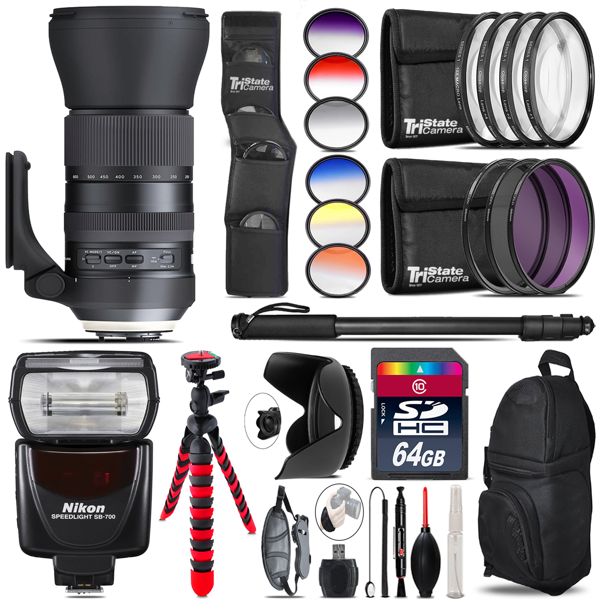 150-600mm G2 for Nikon + SB-700 AF Speedlight - 64GB Accessory Kit *FREE SHIPPING*