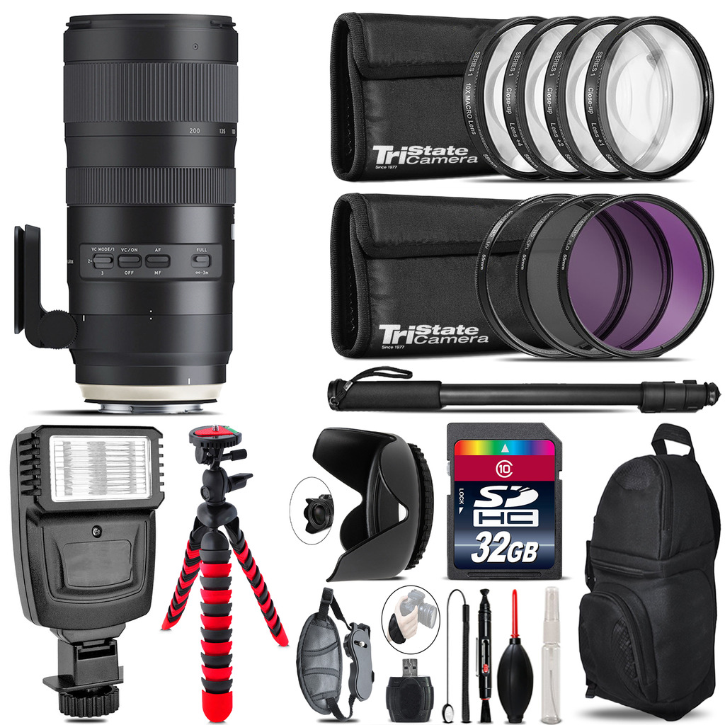 70-200mm G2  for Canon + Flash +  Tripod & More - 32GB Accessory Kit *FREE SHIPPING*