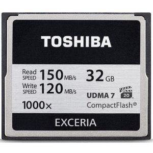 32GB EXCERIA 1000X COMPACT FLASH CARD (MLC) *FREE SHIPPING*