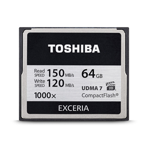 64GB EXCERIA 1000X COMPACT FLASH CARD (MLC) *FREE SHIPPING*
