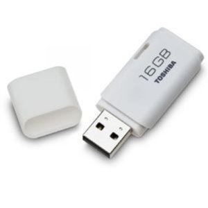 USB 2.0 FLASH DRIVE 16GB IN WHITE *FREE SHIPPING*