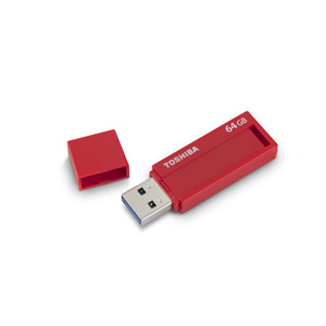 64GB TRANSMEMORY ID (DAICHI) USB 3.0 FLASH DRIVE (RED) *FREE SHIPPING*