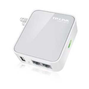 TL-WR710N 150Mbps Wireless N Mini Pocket Router, Repeater, Client, 2 LAN Ports, USB Port for Charging and Storage