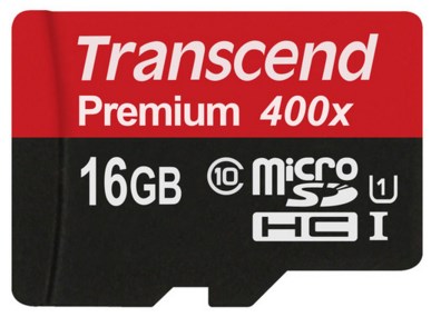 16GB 400x microSDHC UHS-I Premium Memory Card w/microSD Adapter *FREE SHIPPING*