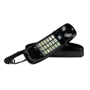 210BK Trimline Corded Phone (1 Handset, Black)