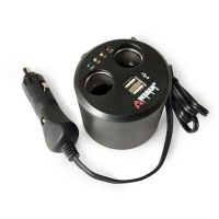 2537-5 Twin USB/DC Cup Holder Adapter