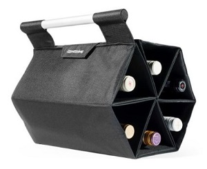 Ultimate 6 Wine Bottle Carrying Case (Black)