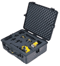 1600 Airtight Water/Dent Proof Pro Hard Case - Black